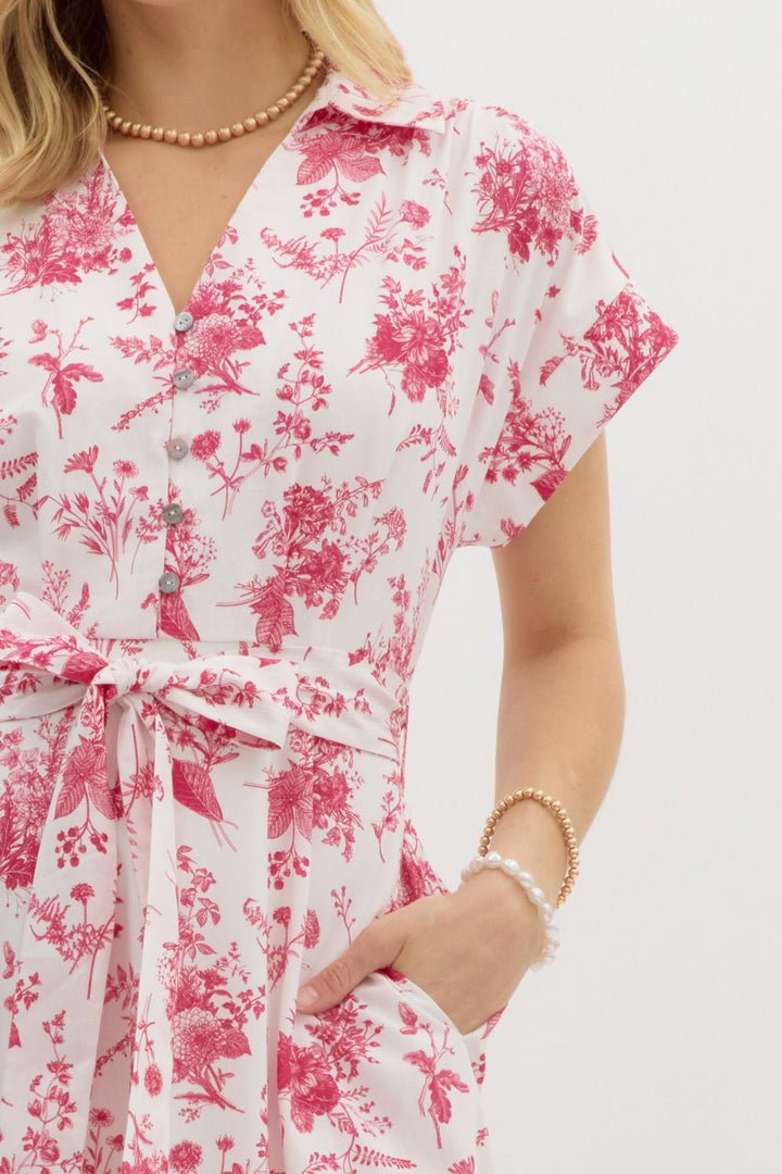 Bloom in Style Midi Dress