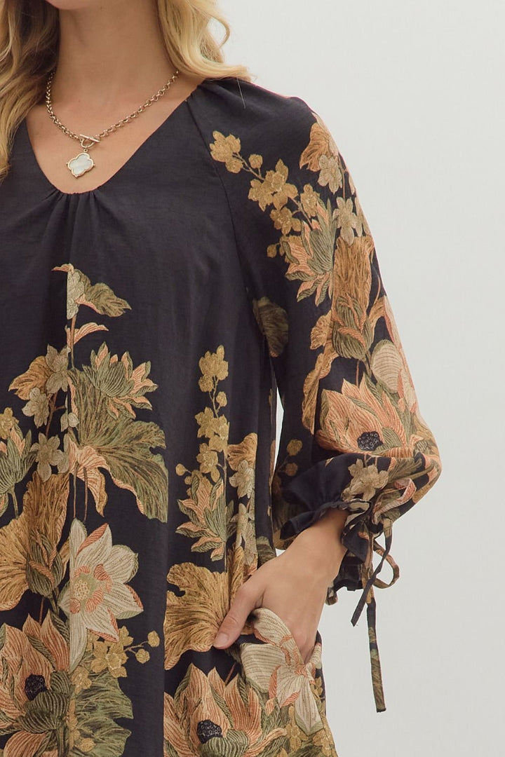 Headed West Floral Dress