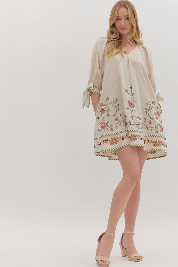 Felicity Floral Embroidered Dress