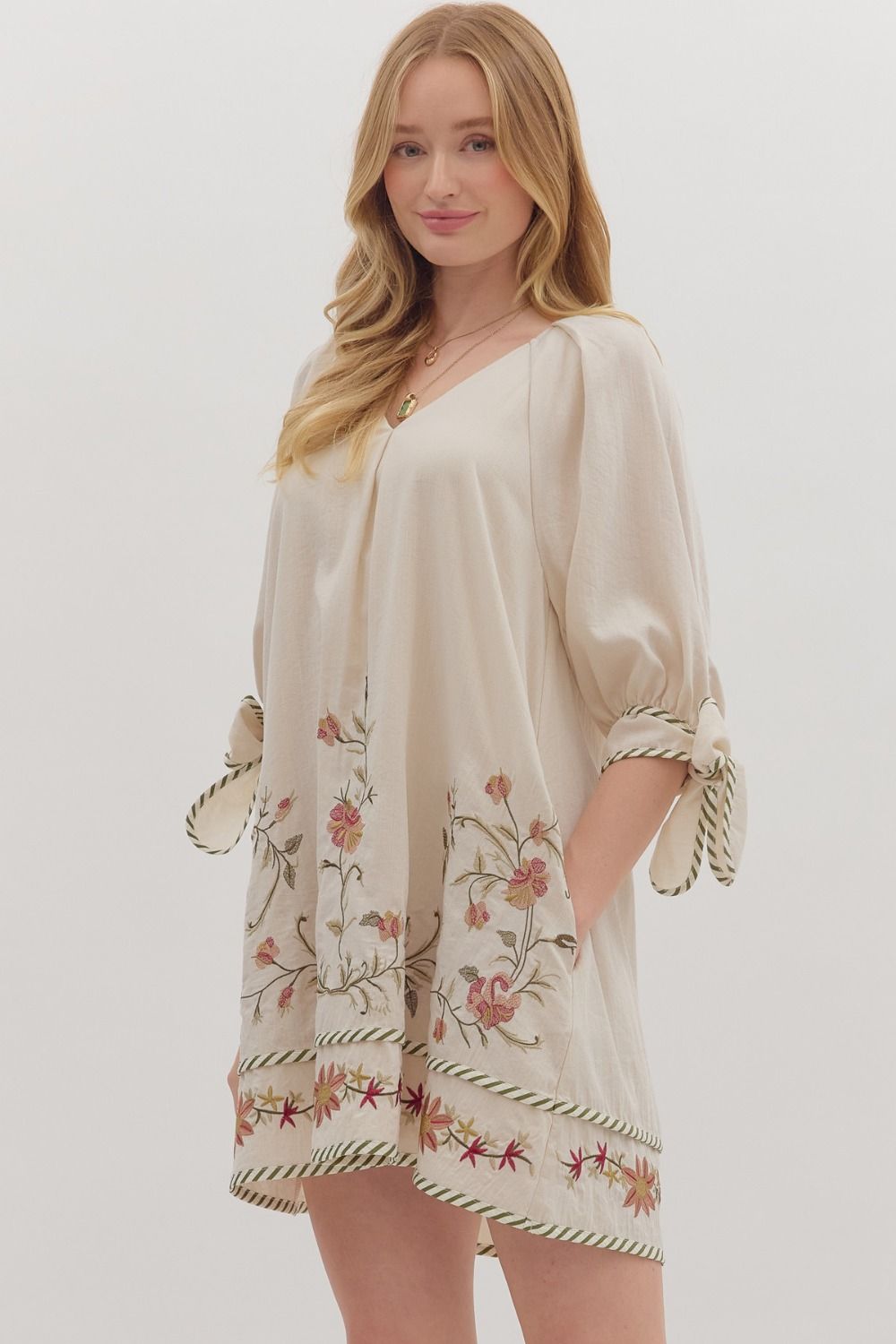 Felicity Floral Embroidered Dress