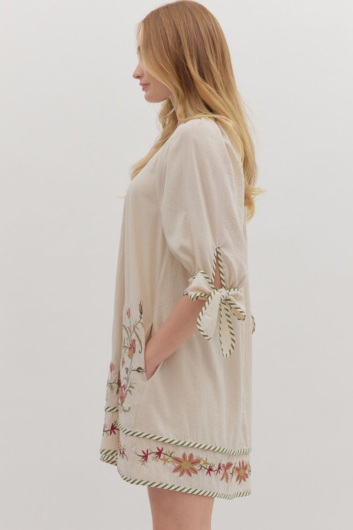 Felicity Floral Embroidered Dress