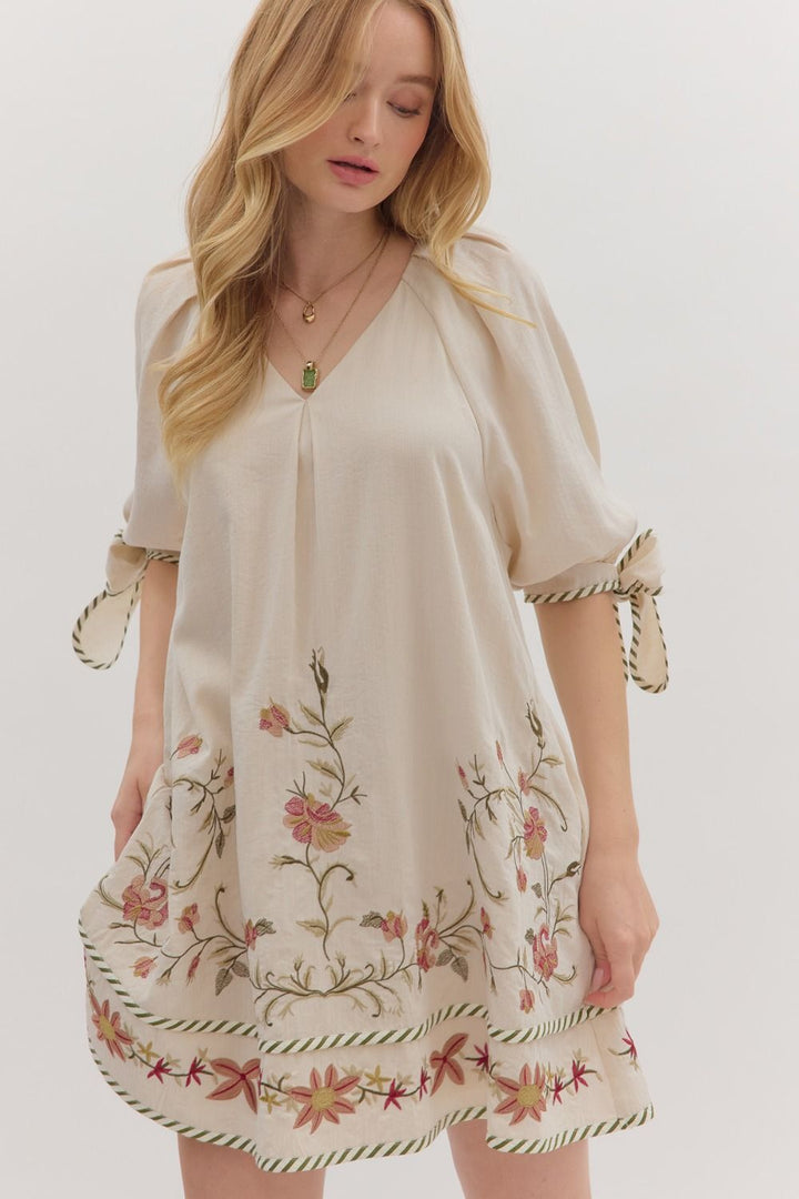 Felicity Floral Embroidered Dress