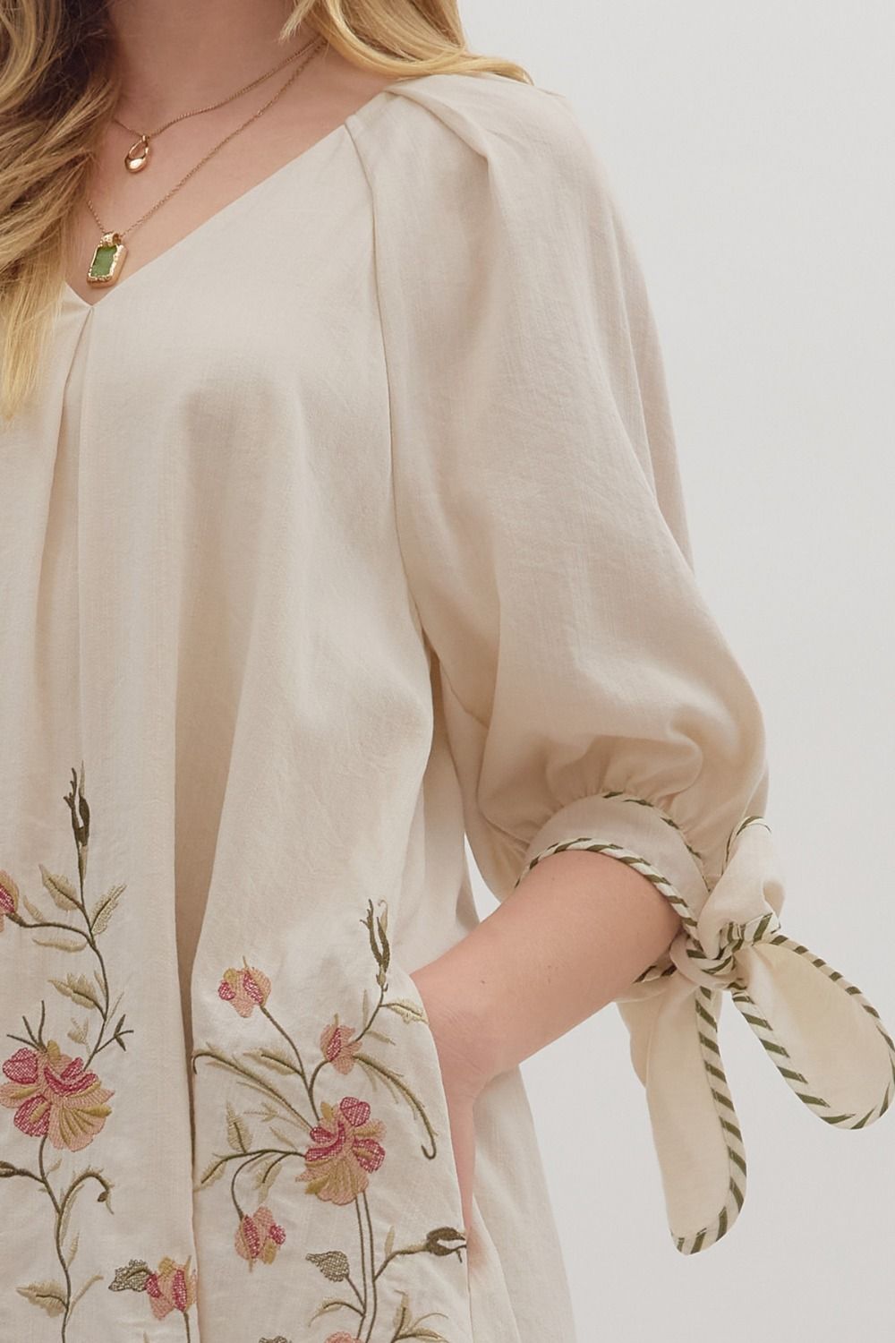 Felicity Floral Embroidered Dress
