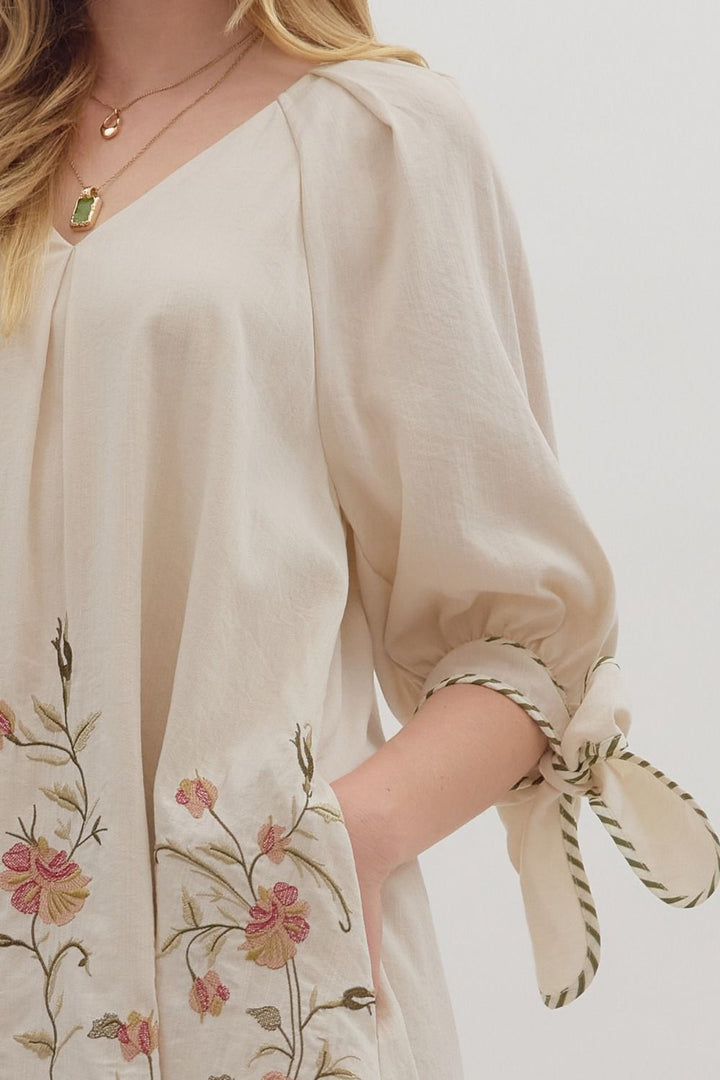 Felicity Floral Embroidered Dress