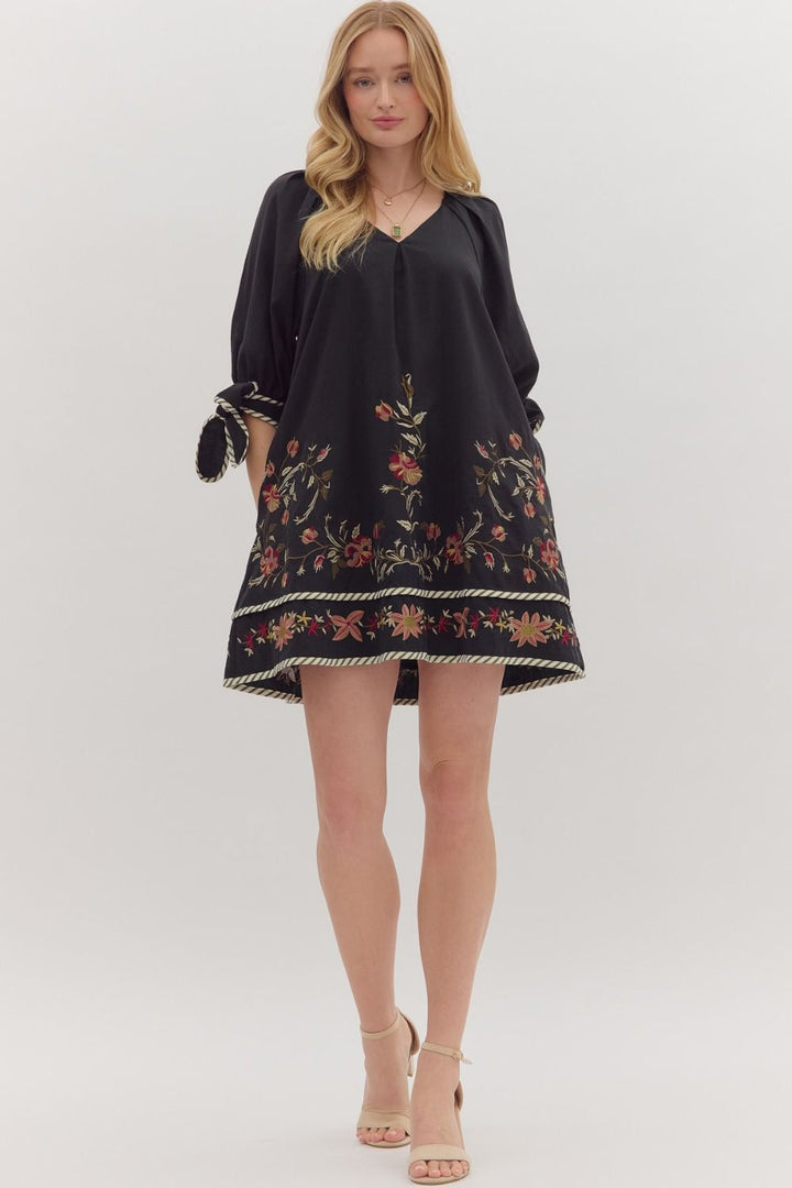 Felicity Floral Embroidered Dress