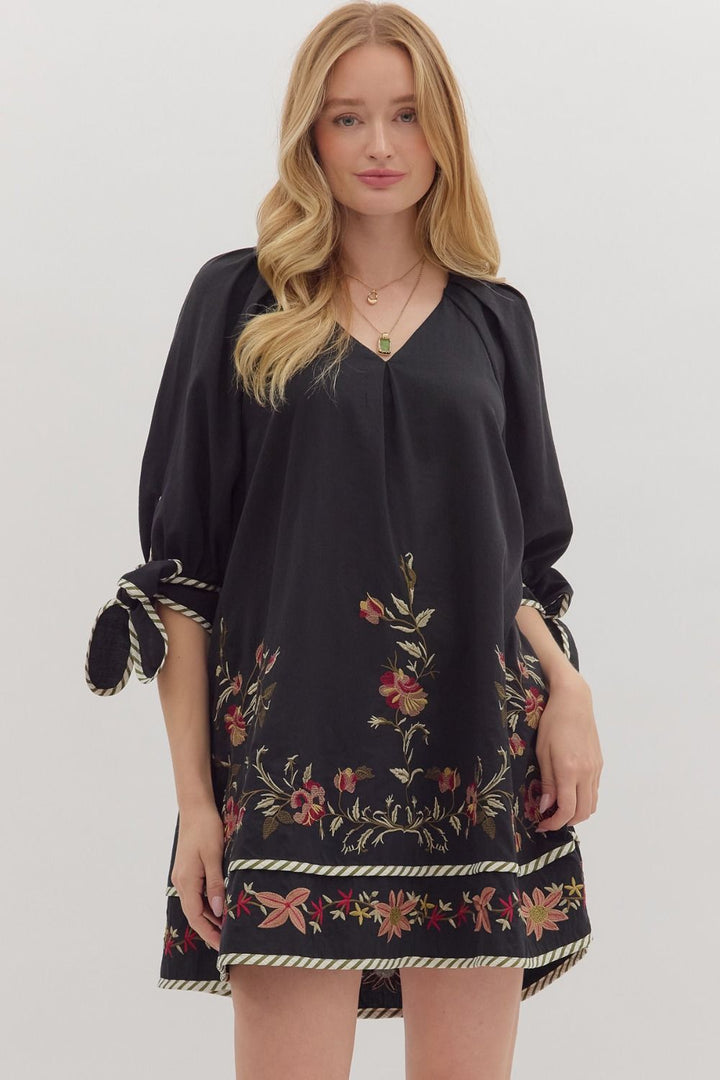 Felicity Floral Embroidered Dress