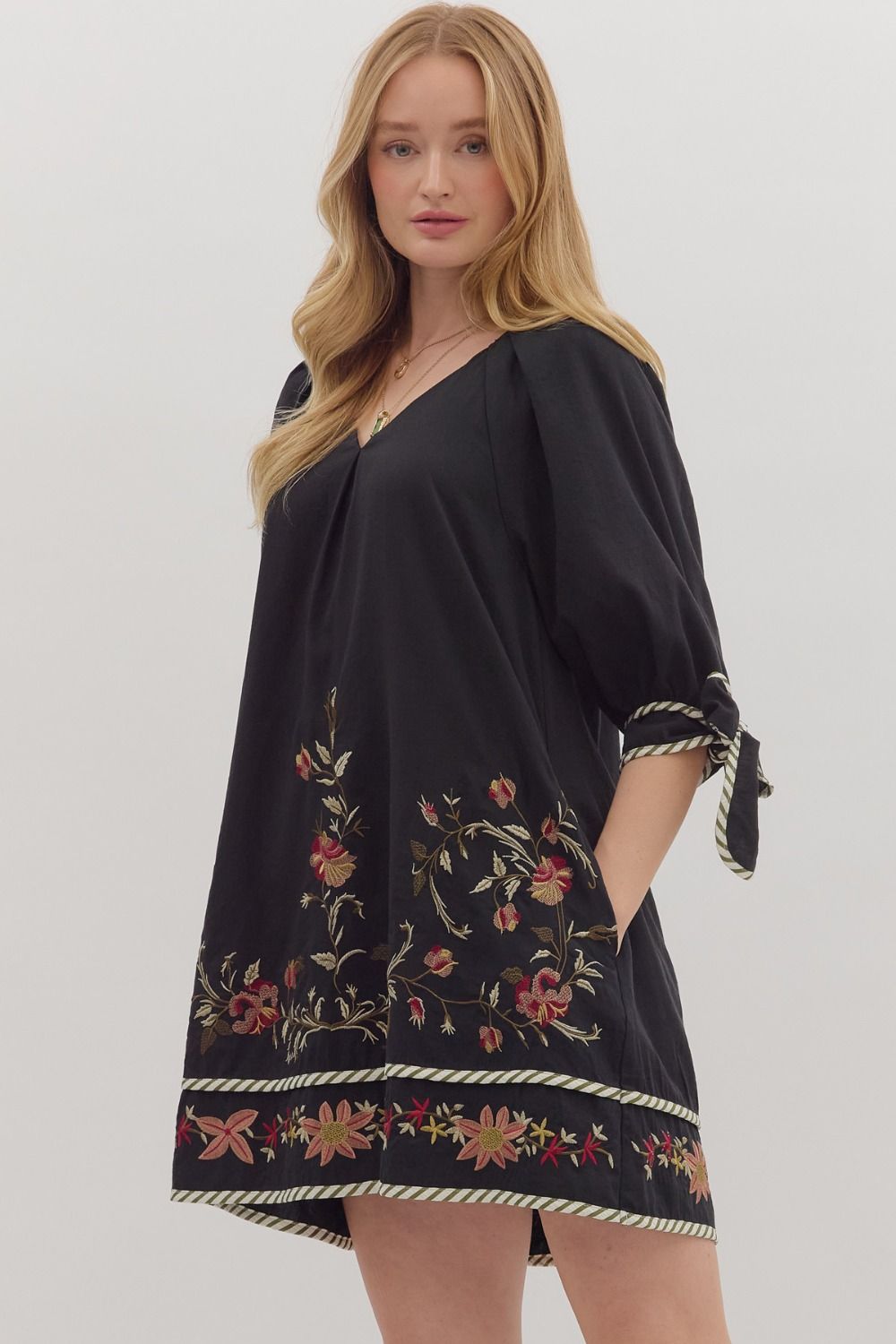 Felicity Floral Embroidered Dress