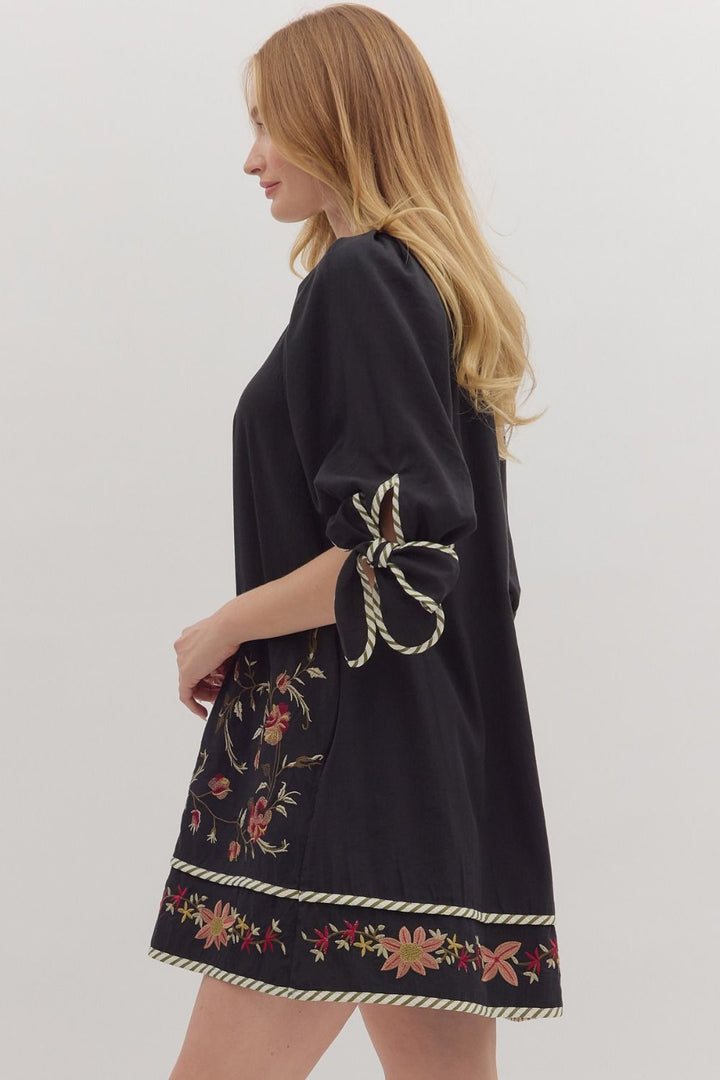 Felicity Floral Embroidered Dress