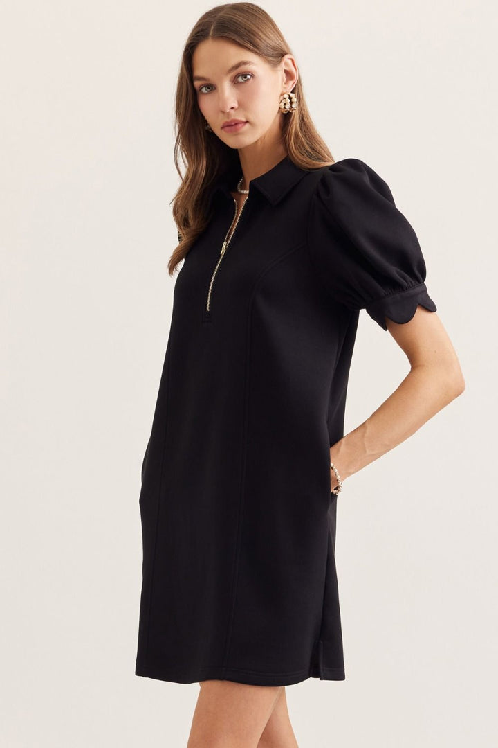 Carmen Puff Sleeve Dress