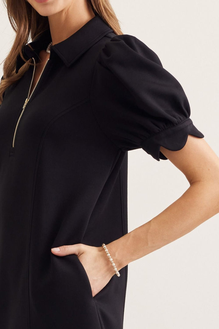 Carmen Puff Sleeve Dress