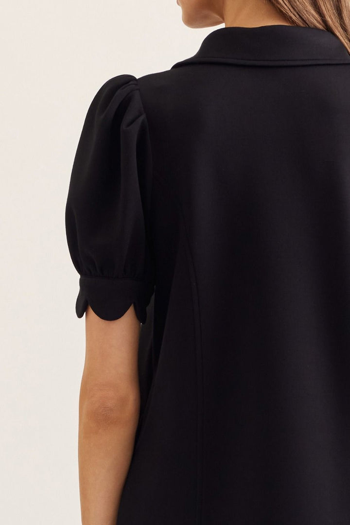 Carmen Puff Sleeve Dress