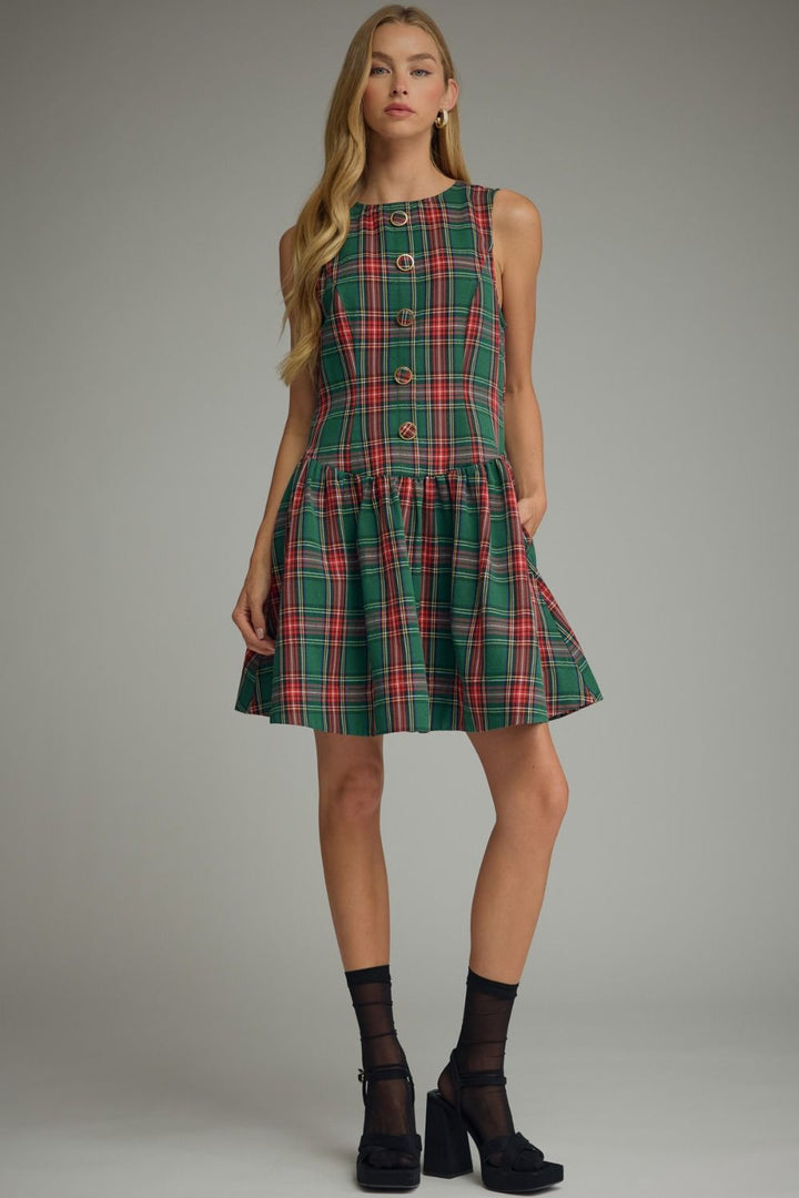 Tartan Belle Sleeveless Dress