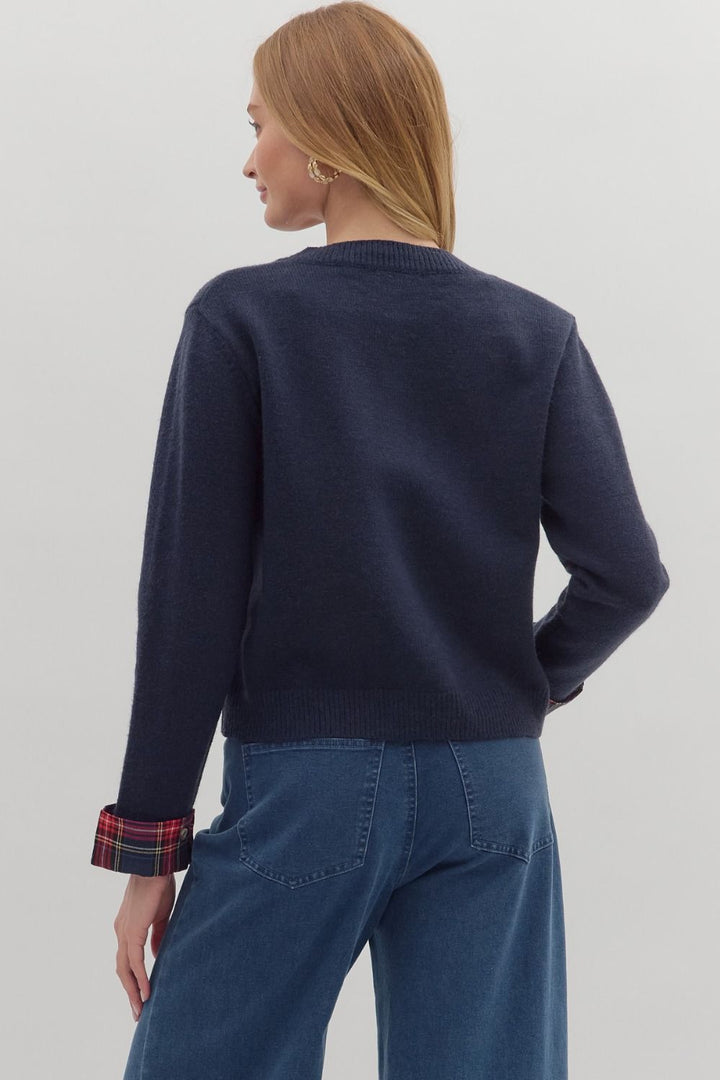 Bonnie Plaid Cardigan