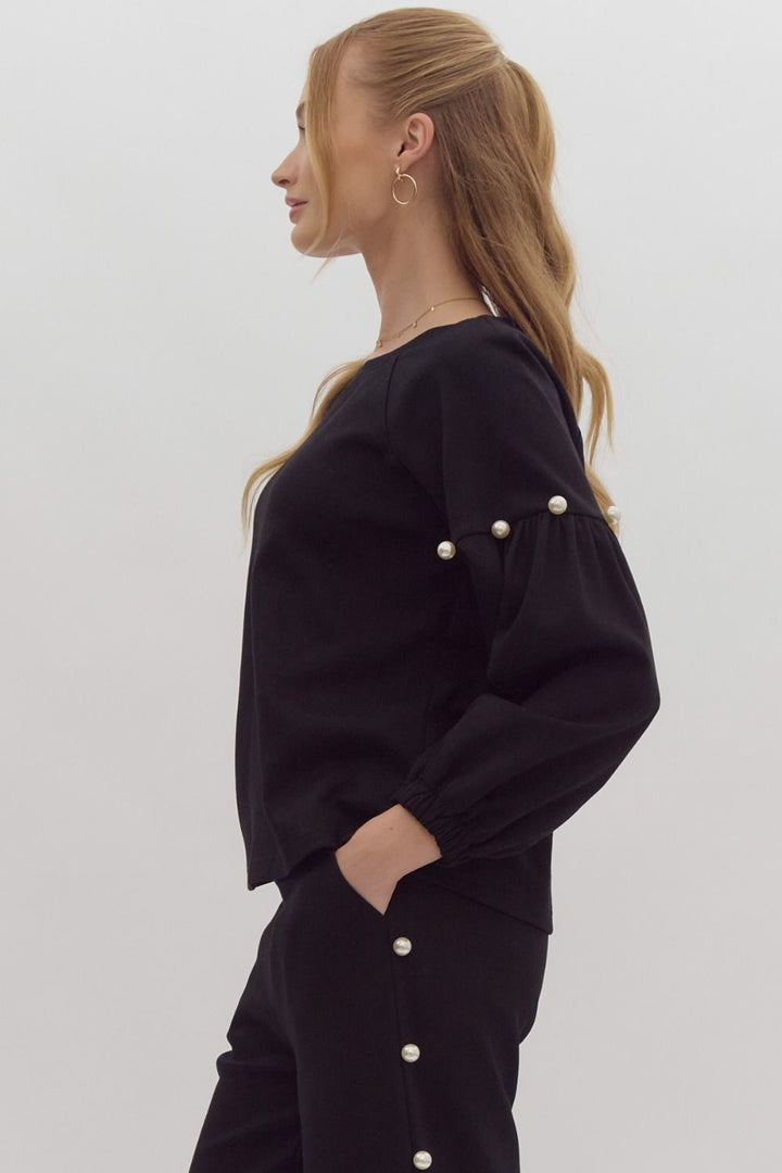 Pop of Pearl Sweater