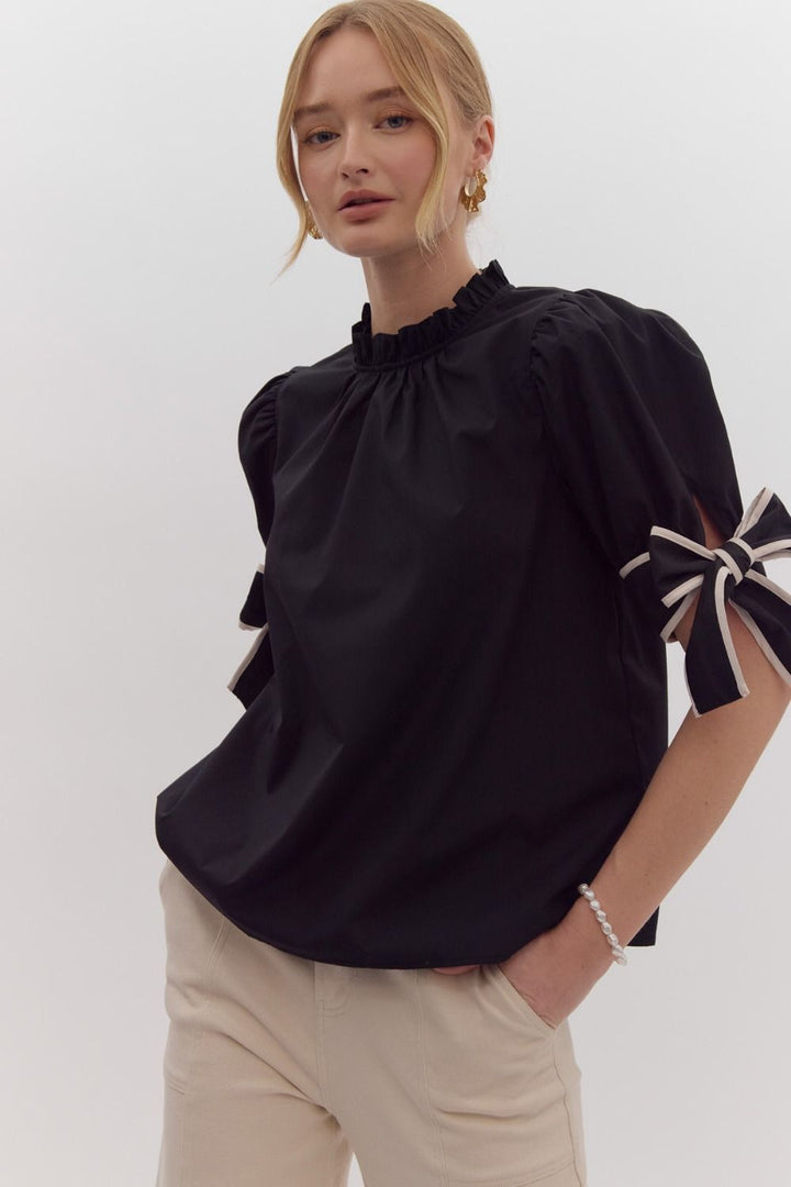 Heidi Bow Sleeve Top