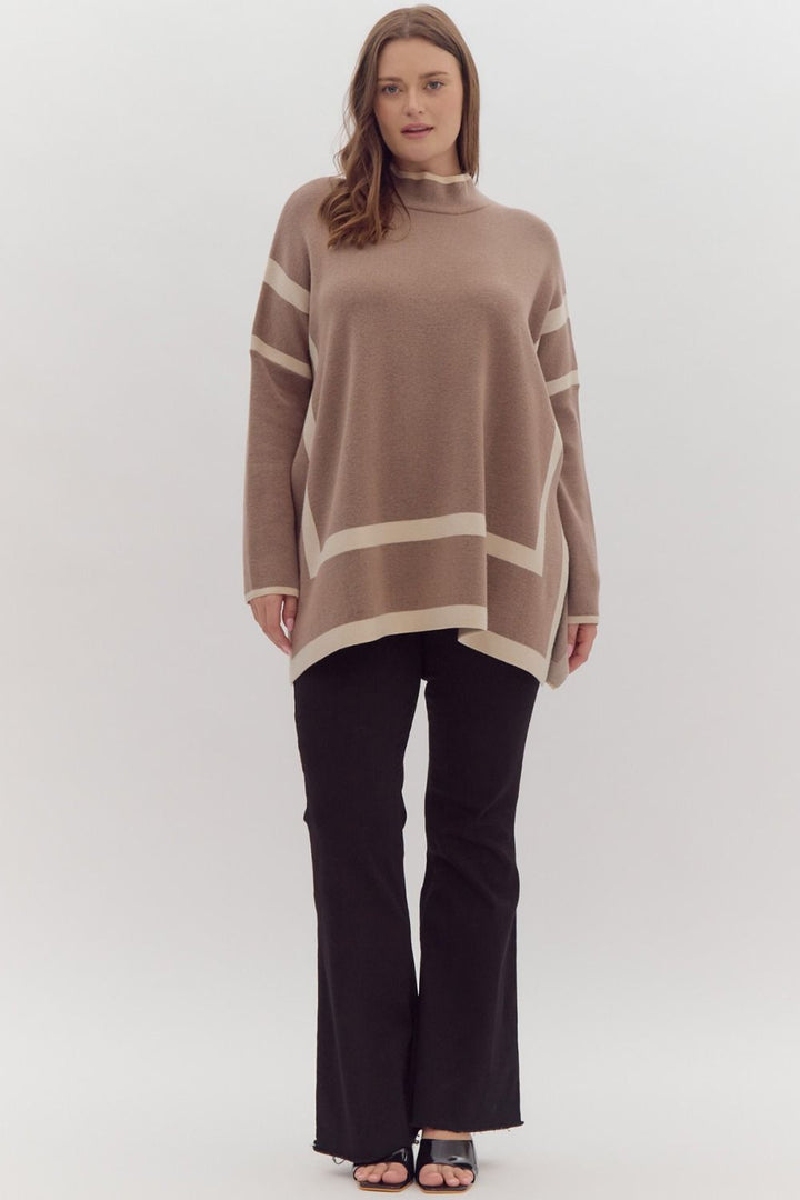 Toni 2 Tone Poncho