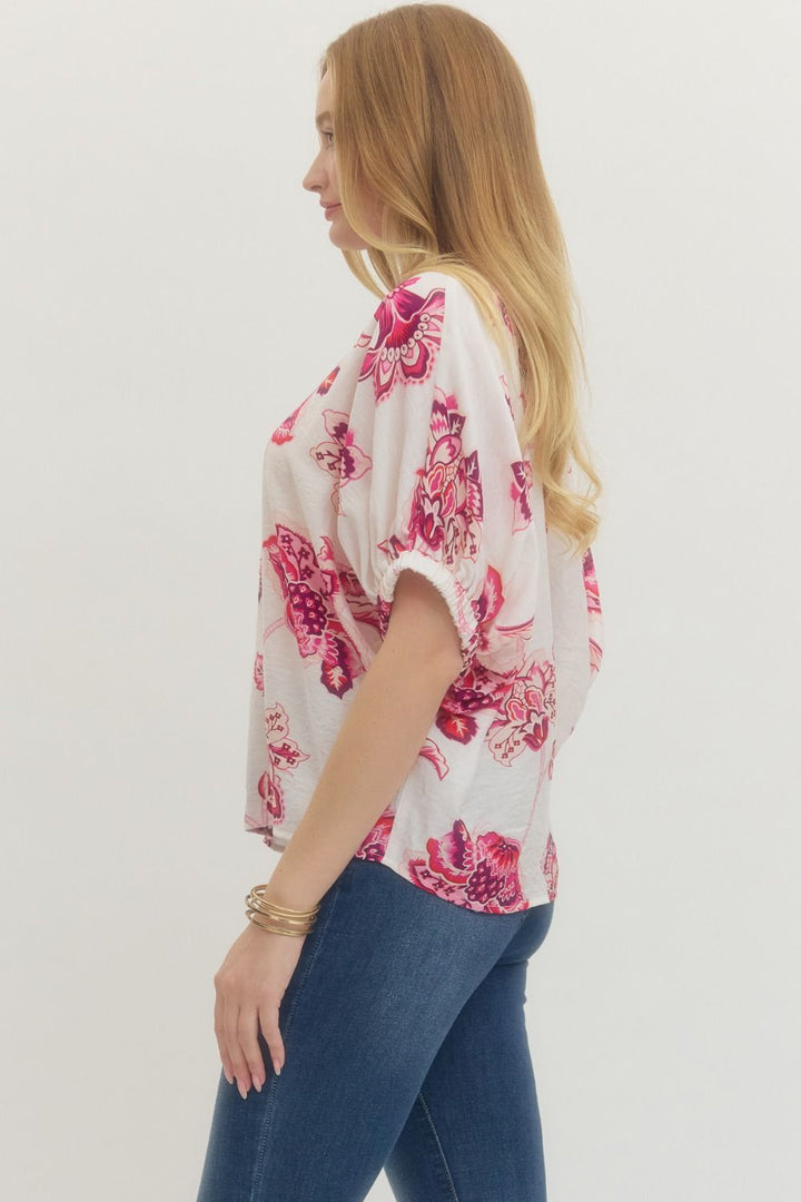 Spring Fling V-Neck Top