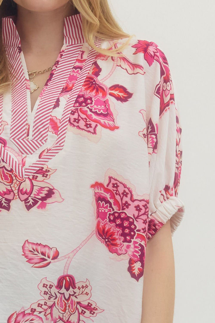 Spring Fling V-Neck Top