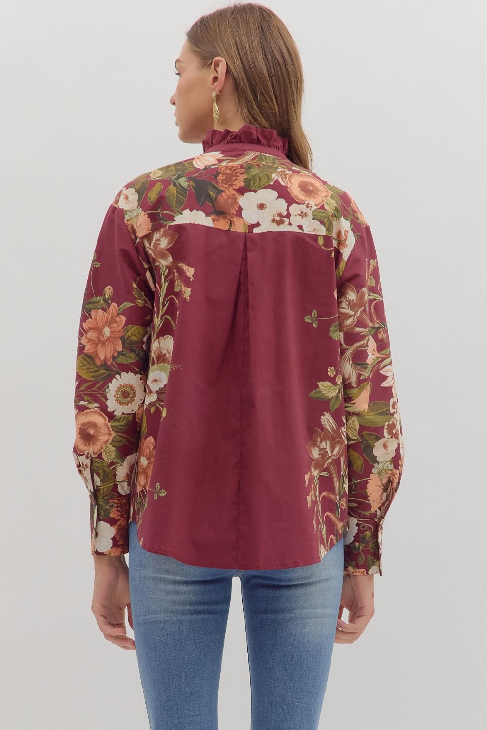Secret Garden Button Blouse