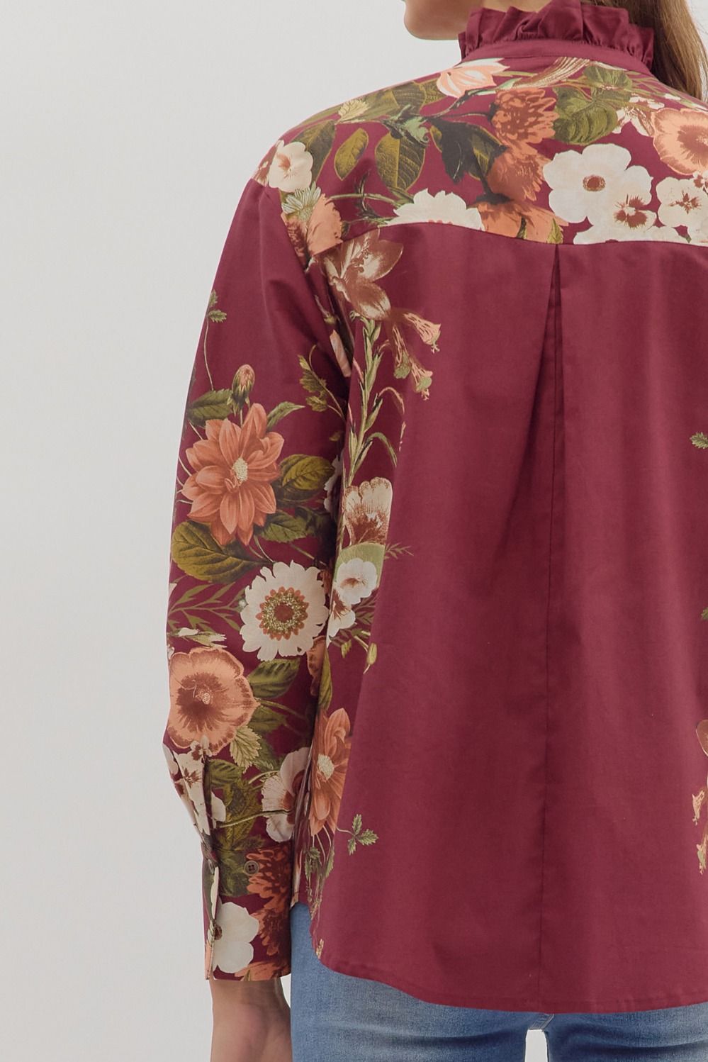 Secret Garden Button Blouse