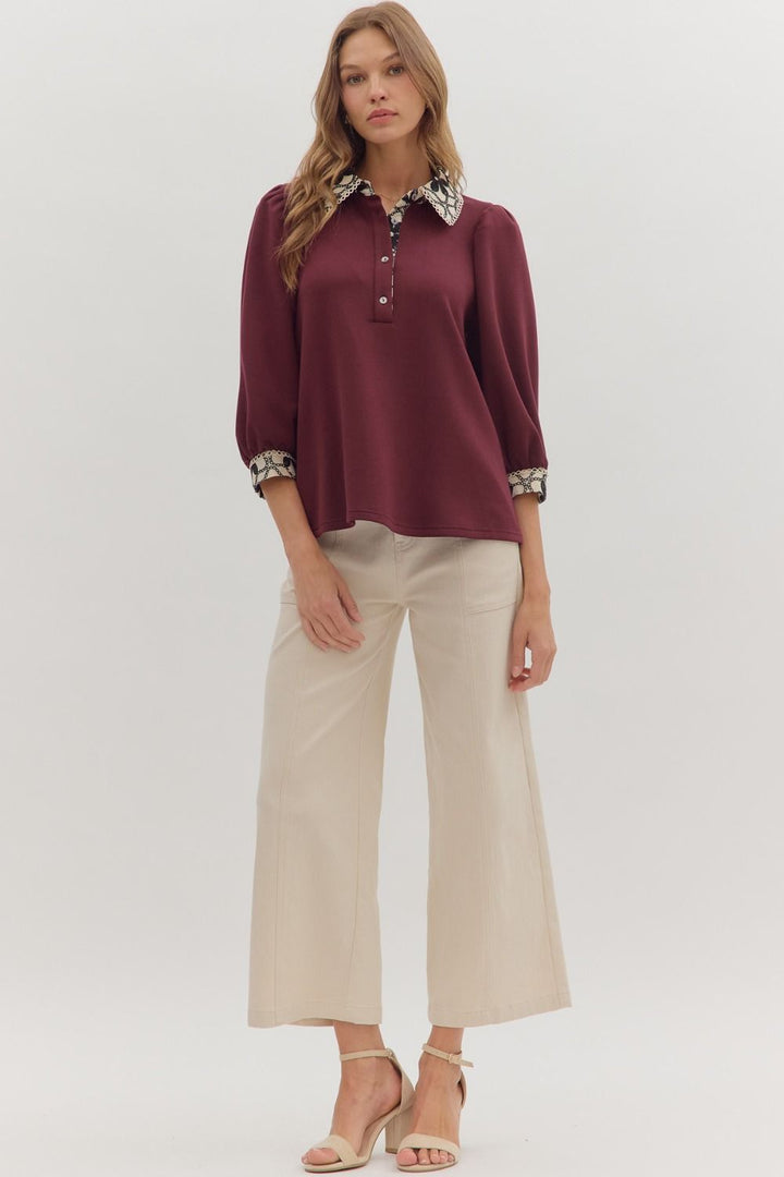 Fern & Fleur Embroidered Top