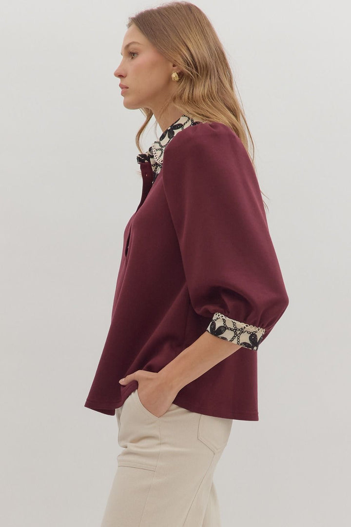 Fern & Fleur Embroidered Top