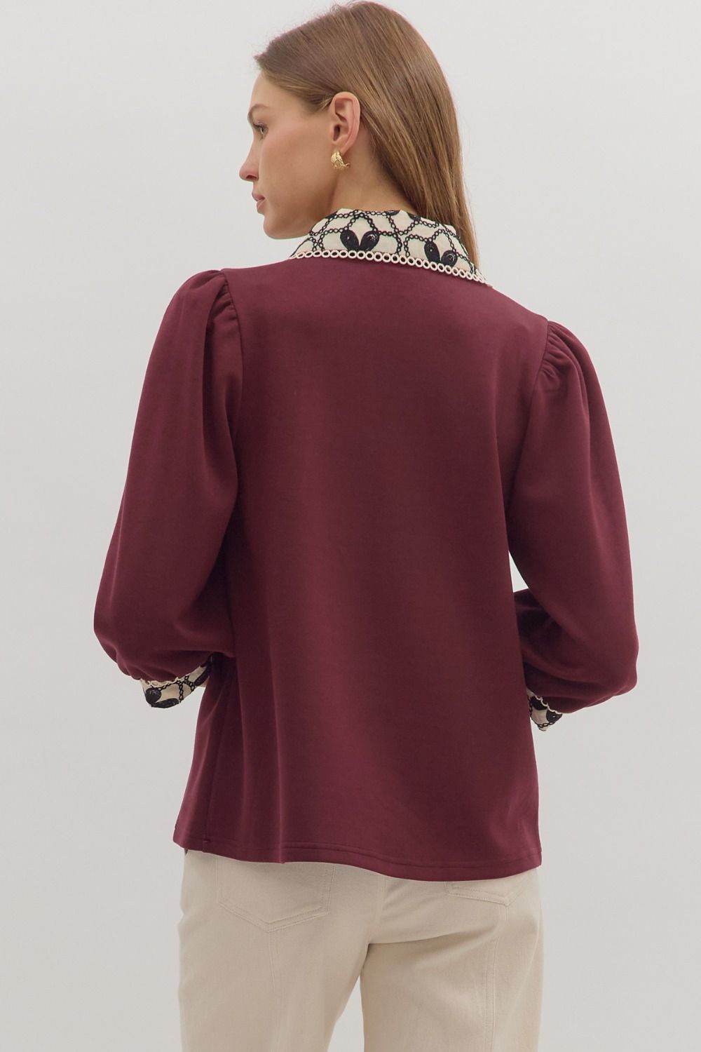 Fern & Fleur Embroidered Top