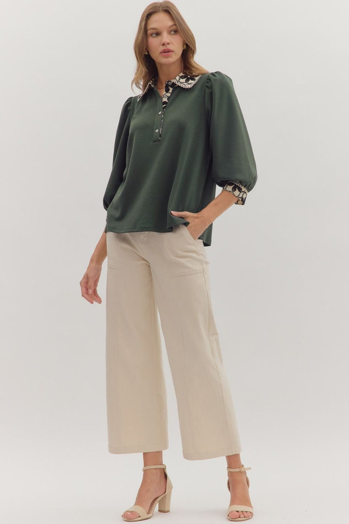 Fern & Fleur Embroidered Top