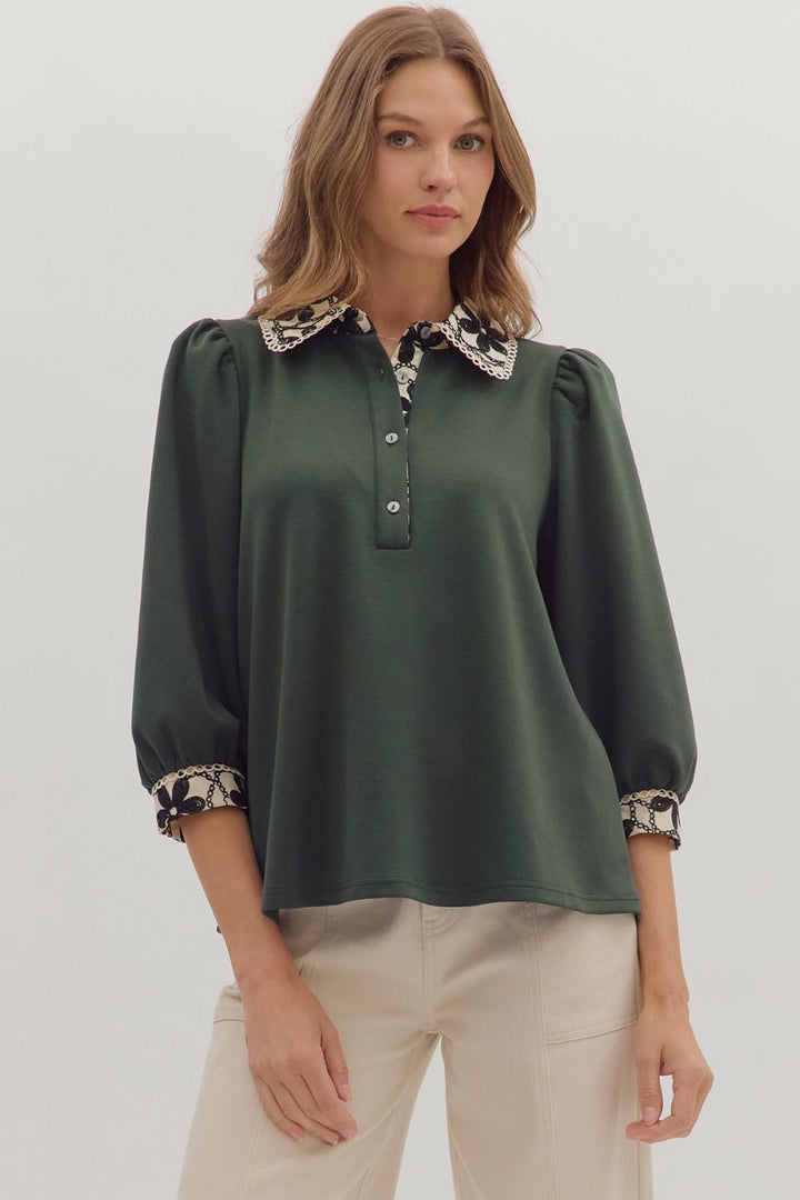 Fern & Fleur Embroidered Top