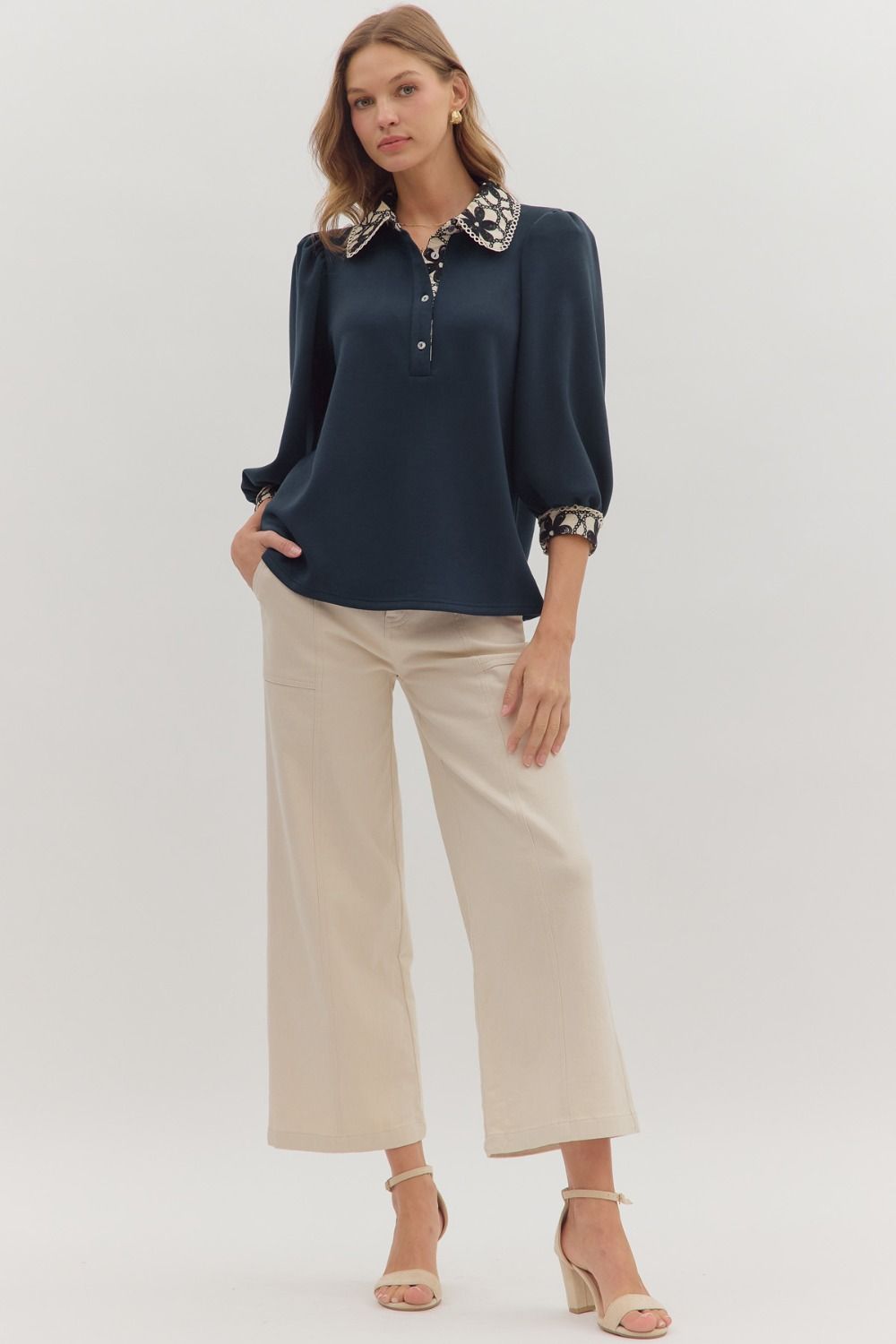 Fern & Fleur Embroidered Top