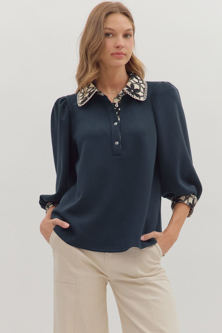 Fern & Fleur Embroidered Top