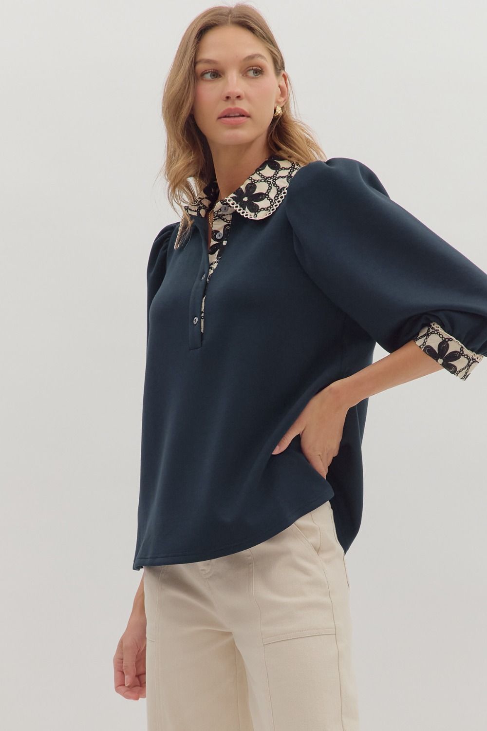 Fern & Fleur Embroidered Top