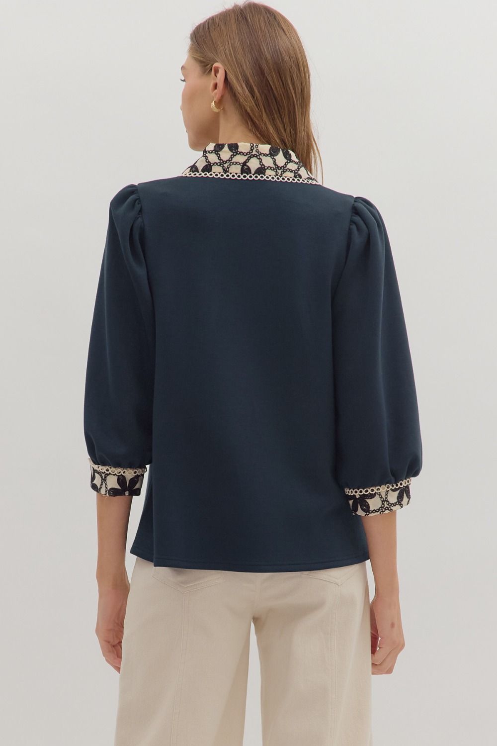 Fern & Fleur Embroidered Top