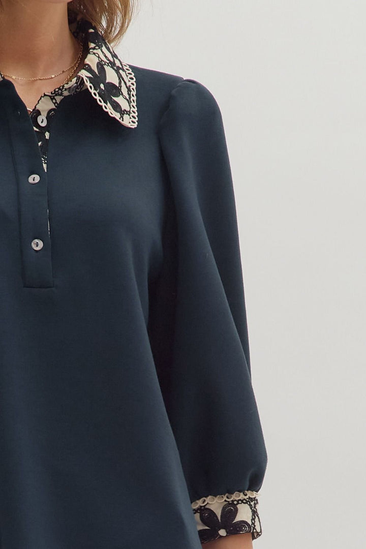 Fern & Fleur Embroidered Top