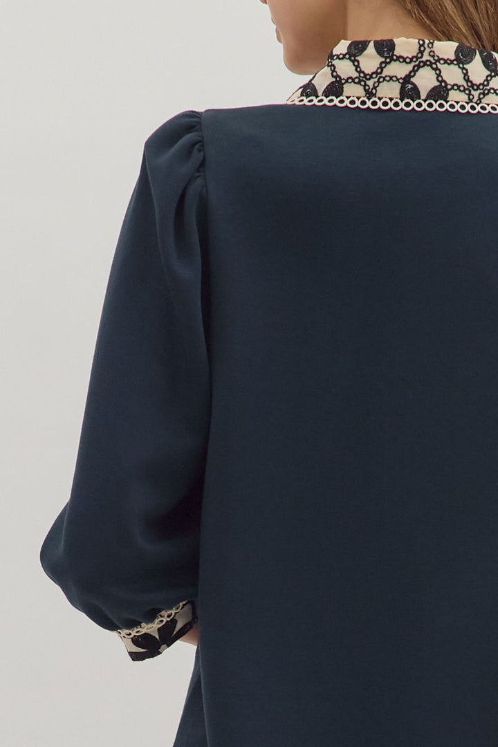 Fern & Fleur Embroidered Top