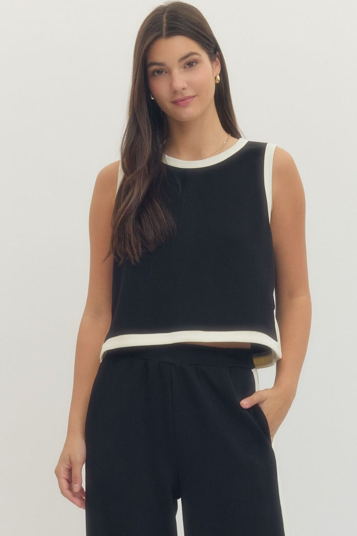 Reese Knit Button Back Tank