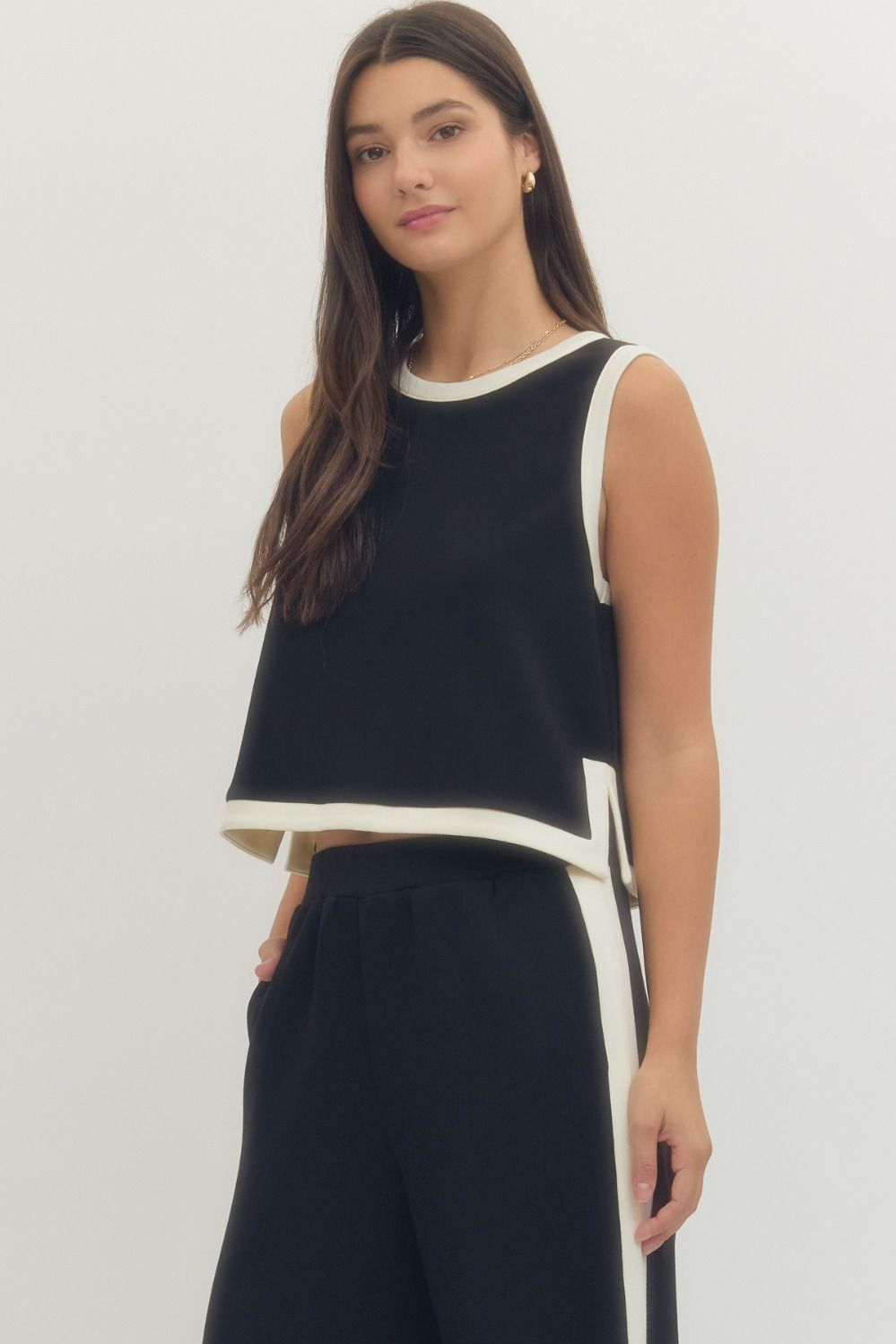 Reese Knit Button Back Tank