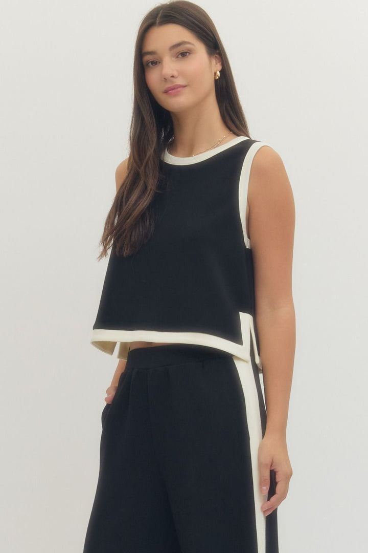 Reese Knit Button Back Tank