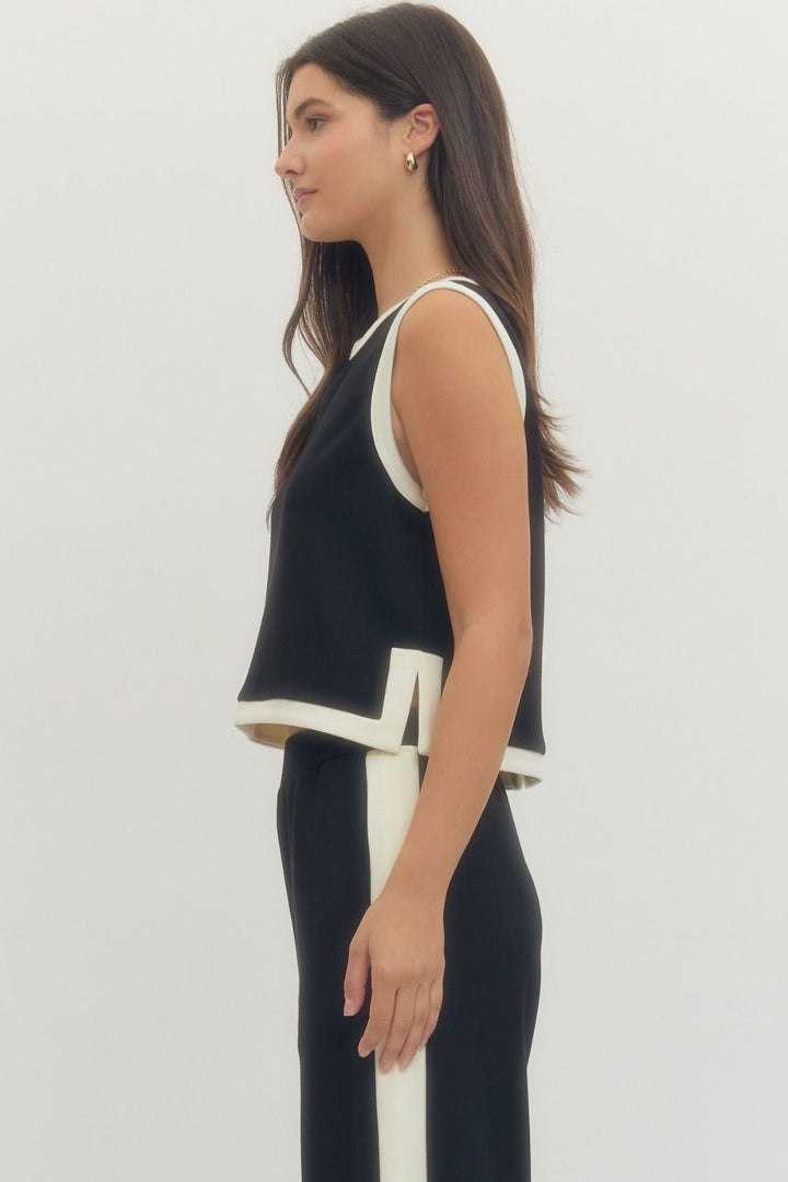Reese Knit Button Back Tank