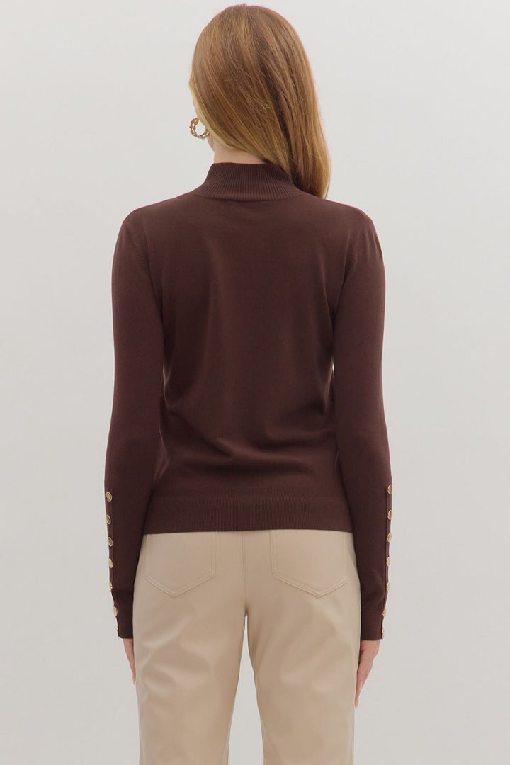 Cocoa Cafe Mock Neck