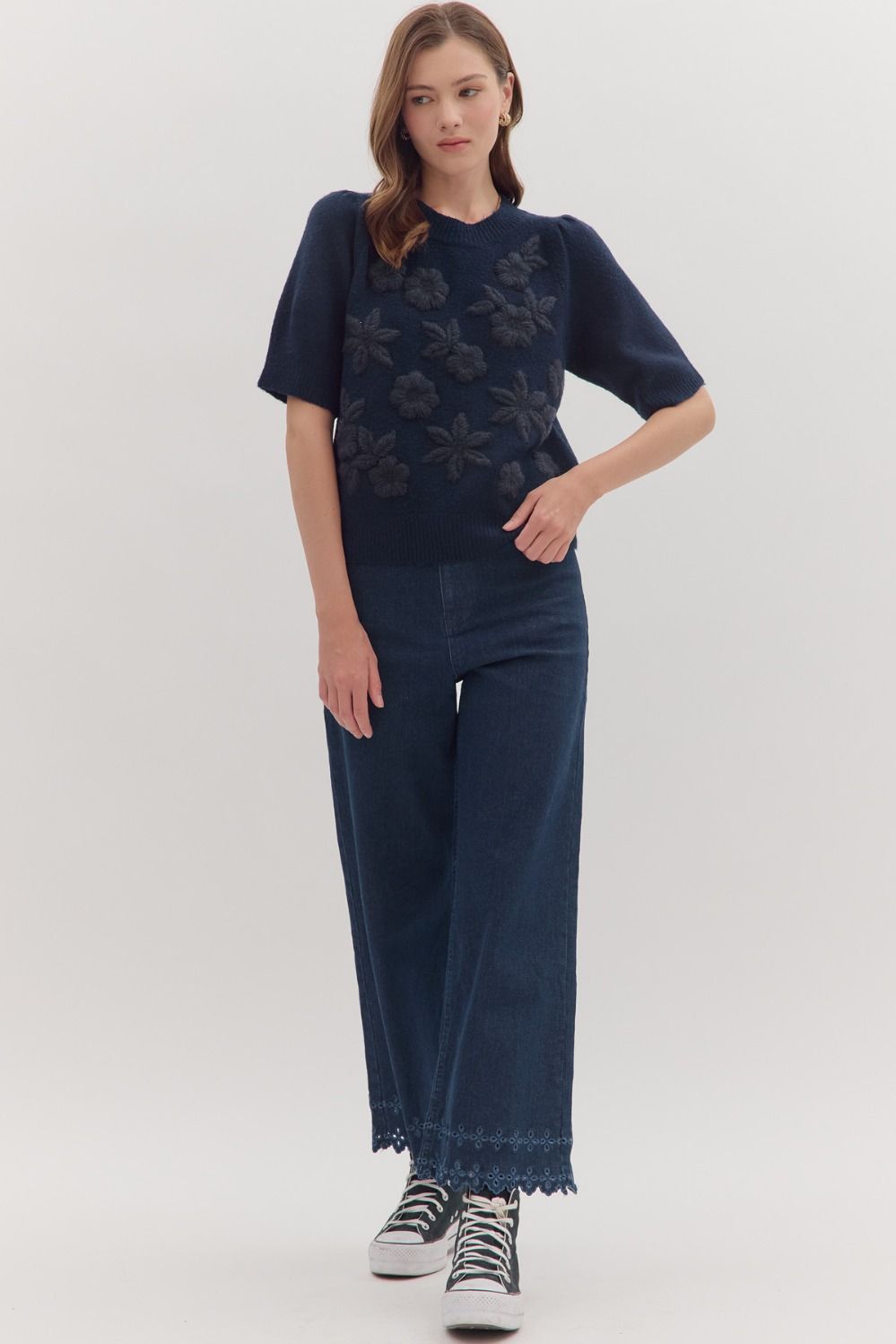 Francine Floral Sweater