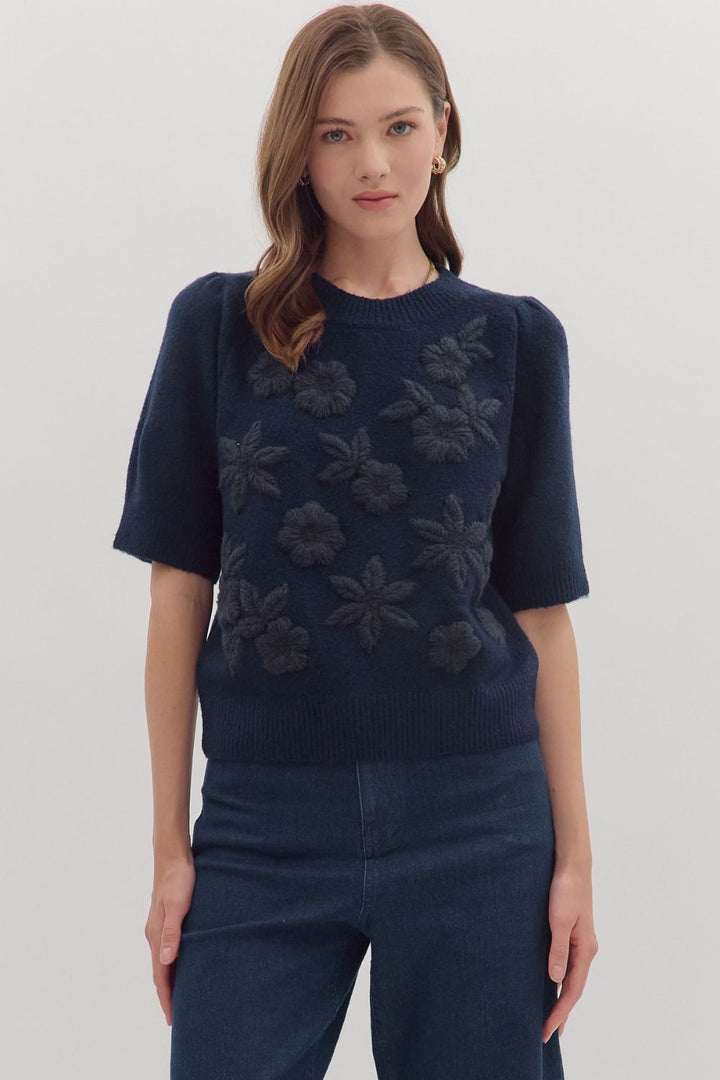 Francine Floral Sweater