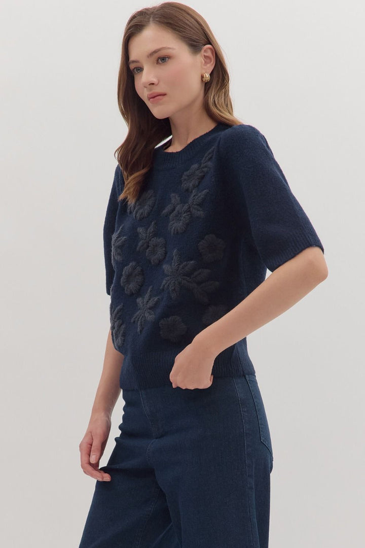 Francine Floral Sweater