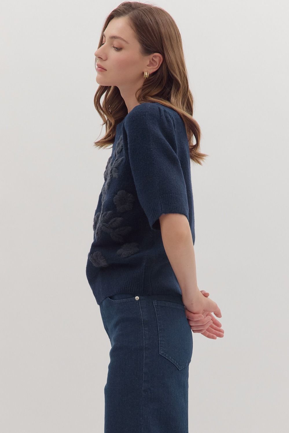 Francine Floral Sweater