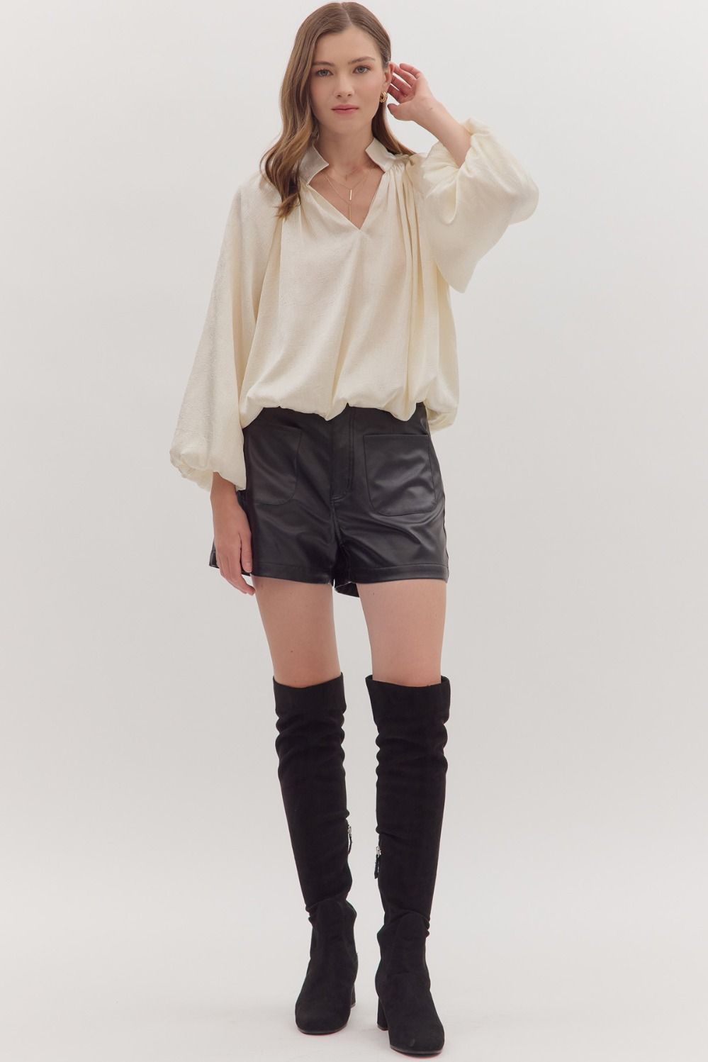 Fall Romance Satin Top