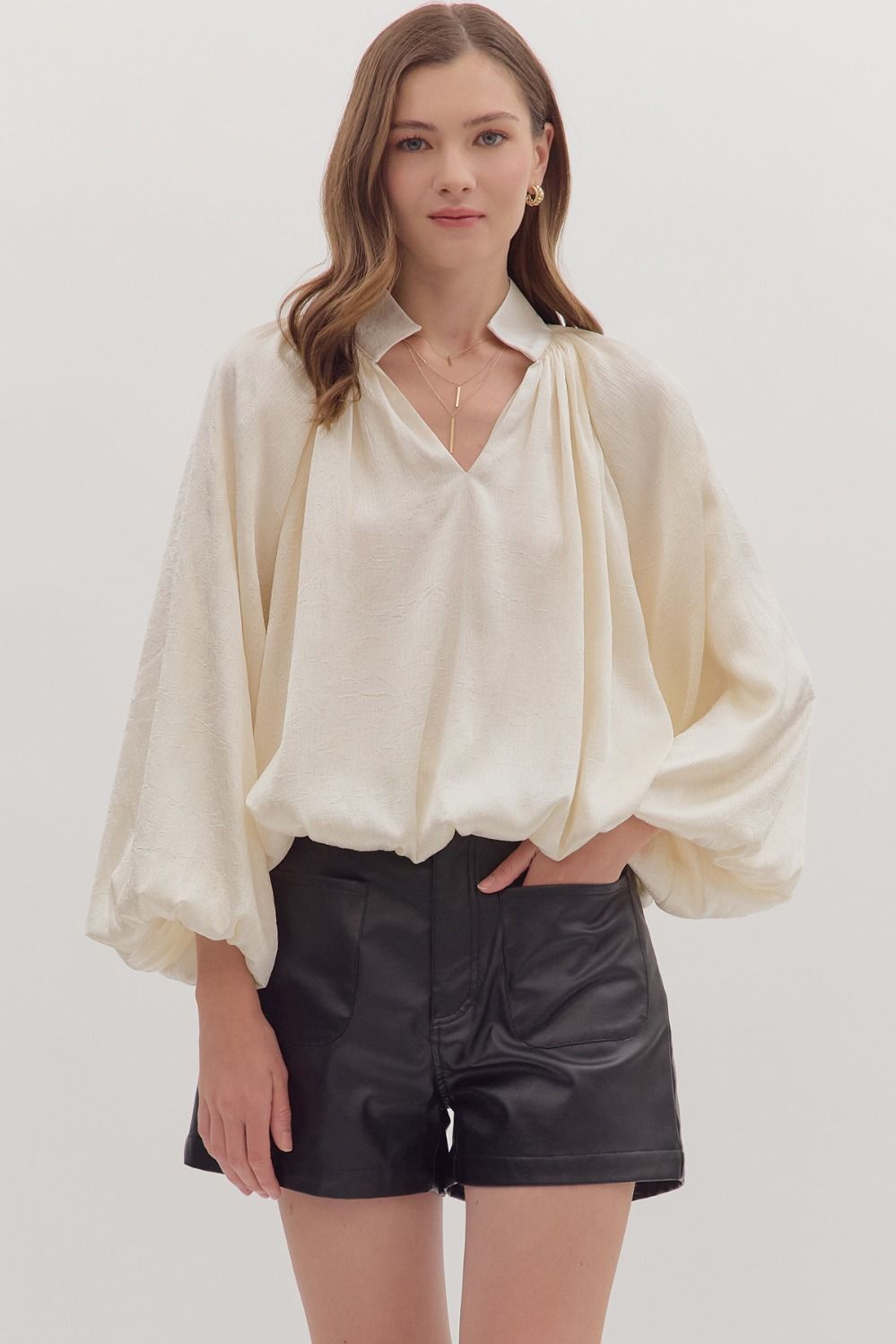 Fall Romance Satin Top