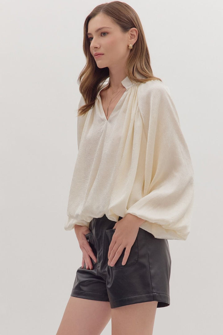 Fall Romance Satin Top