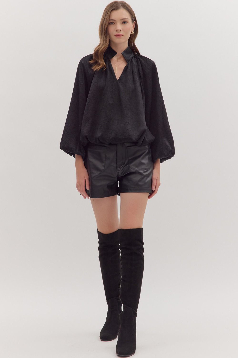 Fall Romance Satin Top