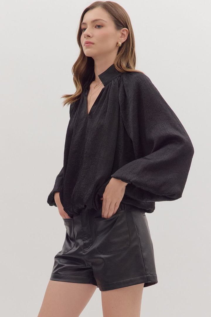 Fall Romance Satin Top