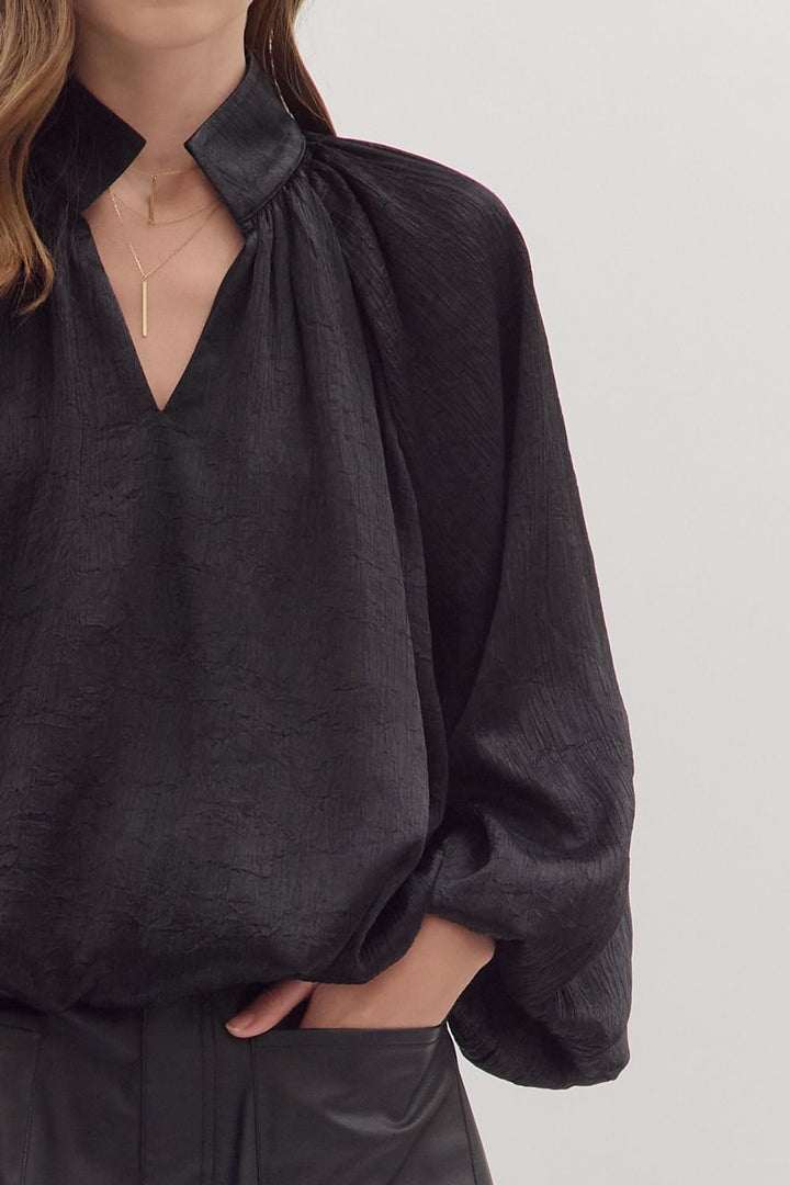 Fall Romance Satin Top